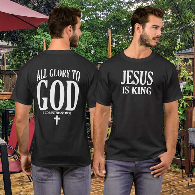 Glory mot Gud Christian T Shirt (Skapare uppladdad)