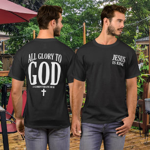Glory mot Gud Christian T Shirt