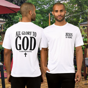 Glory mot Gud Christian T Shirt