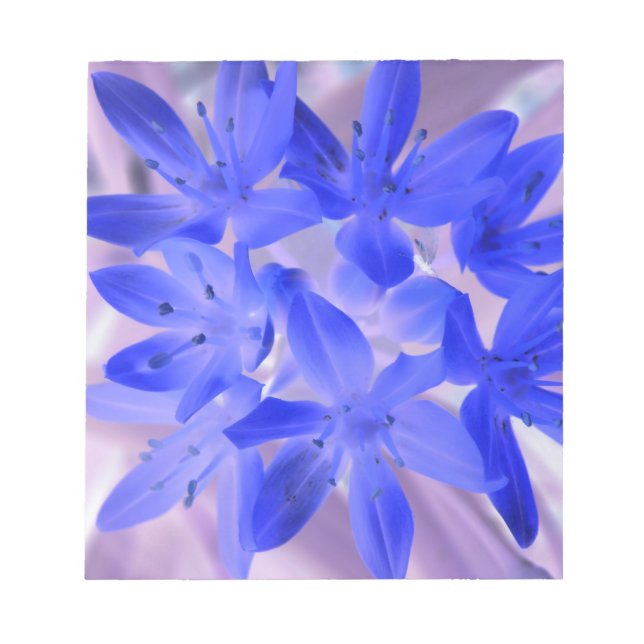 Glory of the Snö Shocking Blue Anteckningsblock (Framsida)