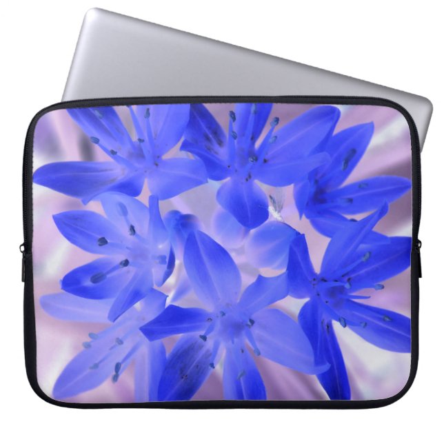 Glory of the Snö Shocking Blue Laptop Bag Laptop Sleeve (Framsidan)