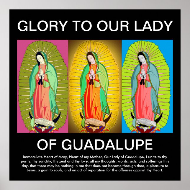GLORY TO GUADALUPE POSTER (Framsidan)