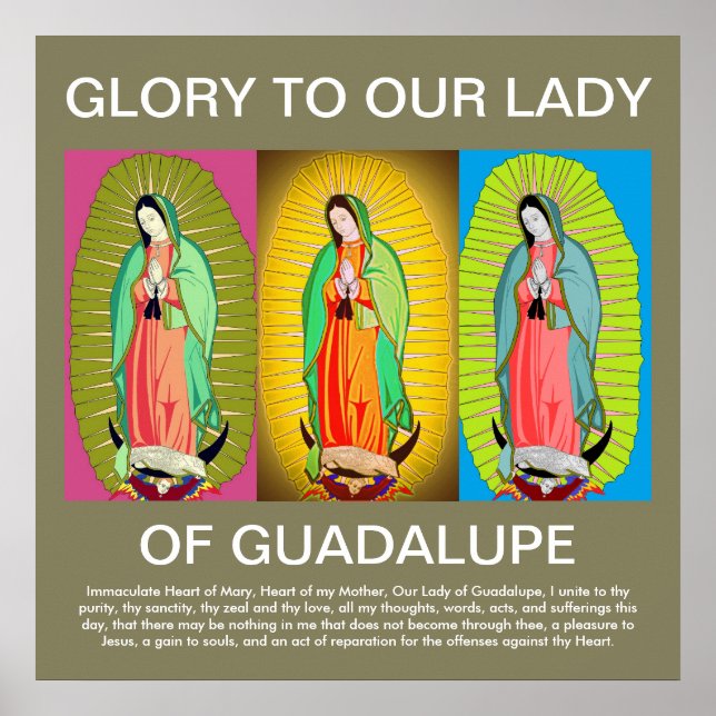 GLORY TO GUADALUPE POSTER (Framsidan)
