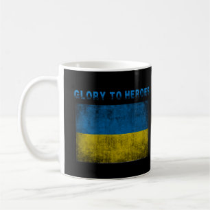 Glory to heroes, stå med Ukraina Kaffemugg