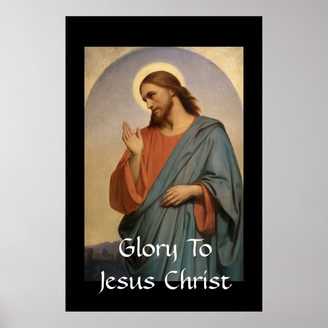 GLORY TO JESUS CHRIST POSTER (Framsidan)