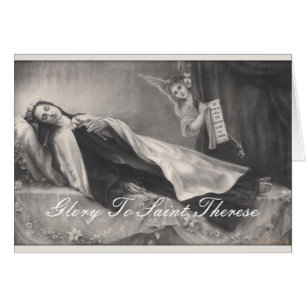 Glory to Saint Therese Hälsningskort