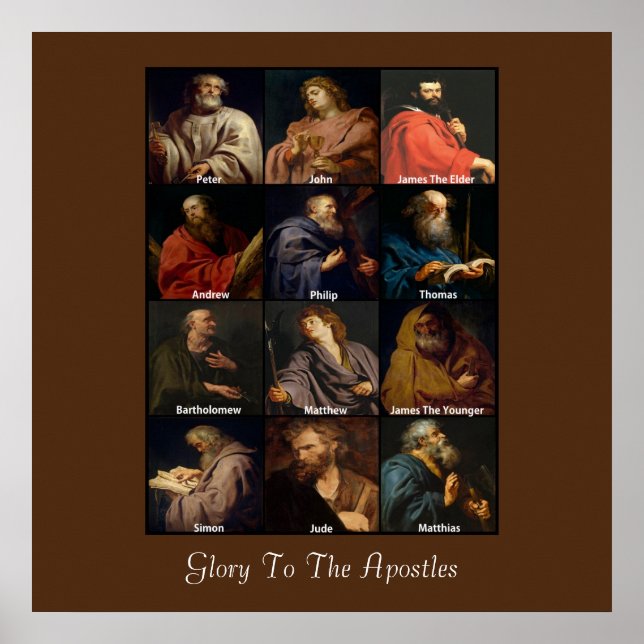 GLORY TO THE APOSTLES POSTER (Framsidan)