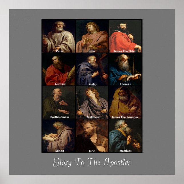 GLORY TO THE APOSTLES POSTER (Framsidan)