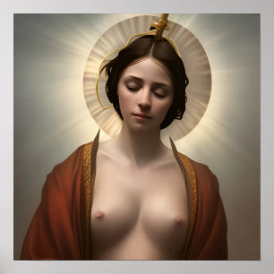 Glory to the Divine Breast of Mary Poster