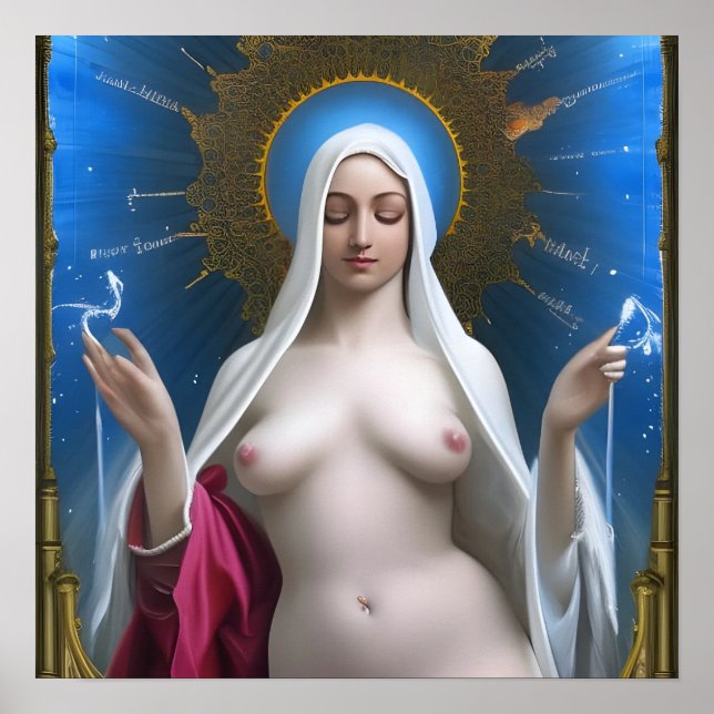 Glory to the Divine Breast of Mary Poster (Framsidan)