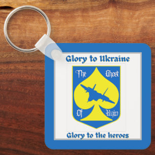 Glory to the Heroes Ukraina Fighter Ace Nyckelring