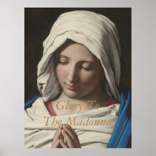 Glory to the Madonna Poster