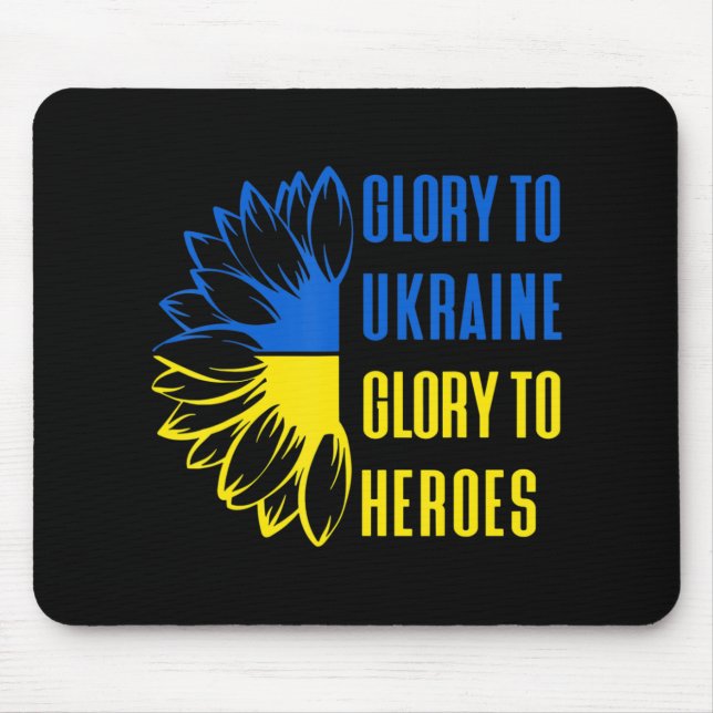Glory to Ukraina Glory to Heroes ukrainsk Motto S Musmatta (Framsidan)