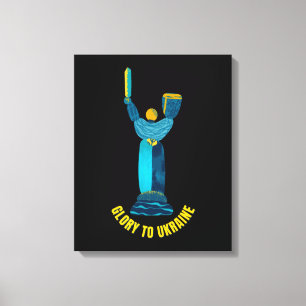 Glory to Ukraina Motherland Monument Canvastryck