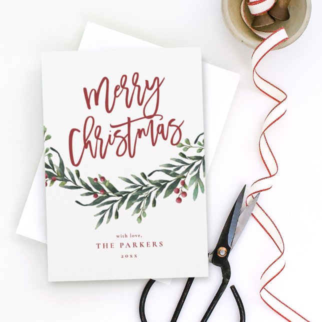 Glosig julgrensskylt utan foto för högtider inbjudningar (Skapare uppladdad)