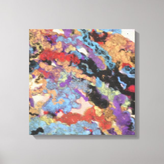 Glossy Acrylic Painting  Canvastryck (Framsida)