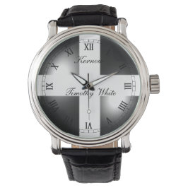 Glossy Dome Cornish Flagga Armbandsur