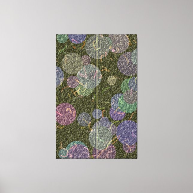 Glossy Embroidery Design  Canvastryck (Framsida)