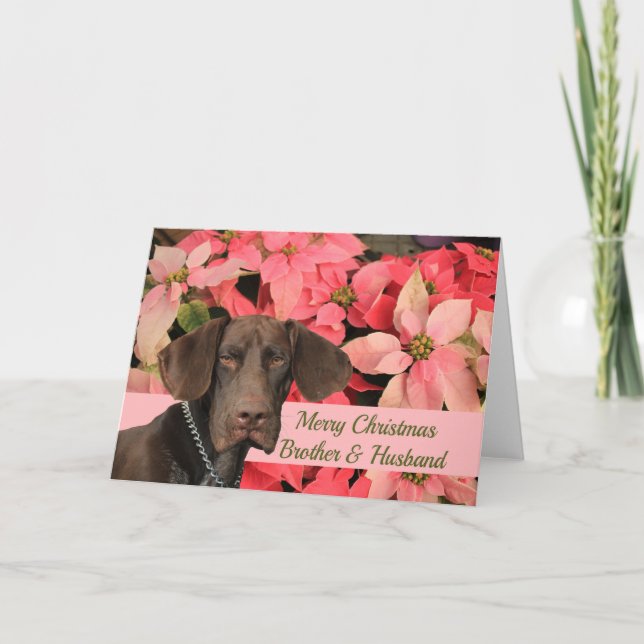 Glossy Grizzly Brother & Make God jul Helgkort (Framsida)