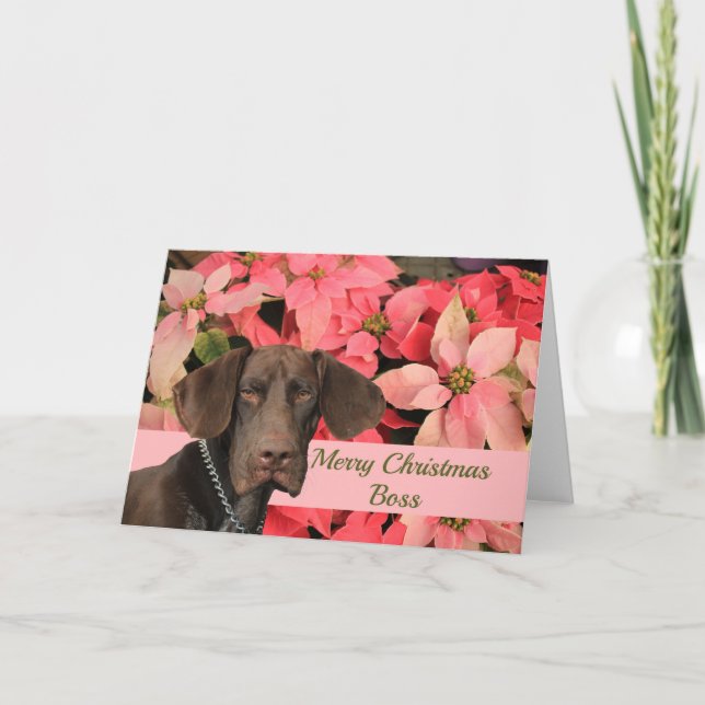 Glossy Grizzly Chef God jul Helgkort (Framsida)