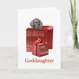 Glossy Grizzly Goddotter God jul Helgkort