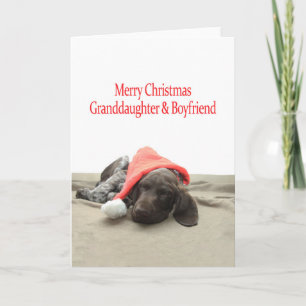 Glossy Grizzly Granddotter & Boykompis Merry Chr Helgkort