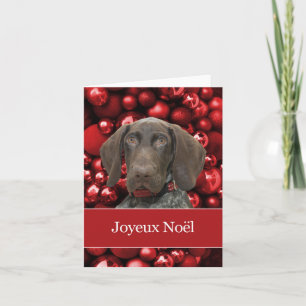 Glossy Grizzly jul Joyeux Noël Helgkort