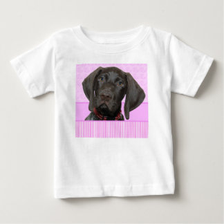 Glossy Grizzly Puppy Girl Tee