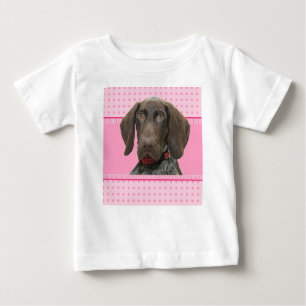 Glossy Grizzly Puppy Girl Tee