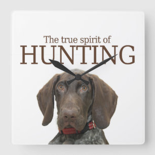 Glossy Grizzly, sann jaktanda Fyrkantig Klocka