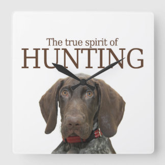 Glossy Grizzly, sann jaktanda Fyrkantig Klocka