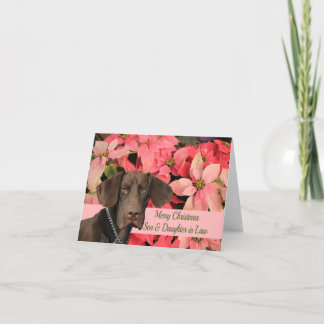 Glossy Grizzly Son och dotter i Law Merry Christm Helgkort