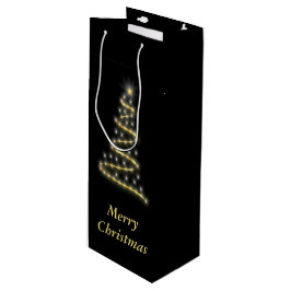 Glossy guld Julgran svart
