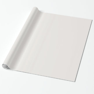 Glossy Isabelline White Wrapping Papper Presentpapper