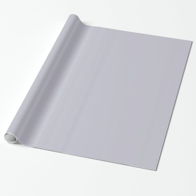 Glossy Lavender Grått Wrapping Papper Presentpapper (Utrullad)