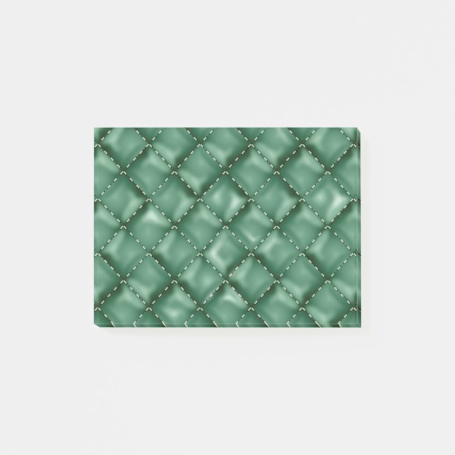 Glossy Leather Struktur 3 Post-it Block (Framsida)