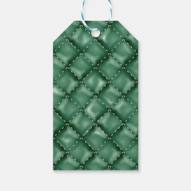 Glossy Leather Struktur 3 Presentetikett (Framsidan)