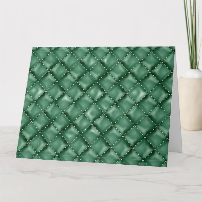 Glossy Leather Struktur 3 Tack Kort (Framsida)