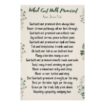 Glossy Poster vad Gud lovat.