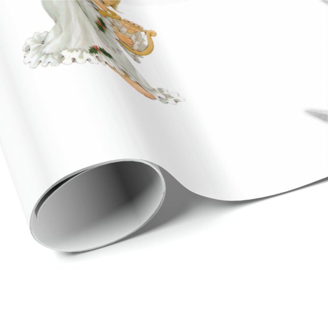 Glossy Wrapping Papper Angel Pony Presentpapper (Rullad Hörn)