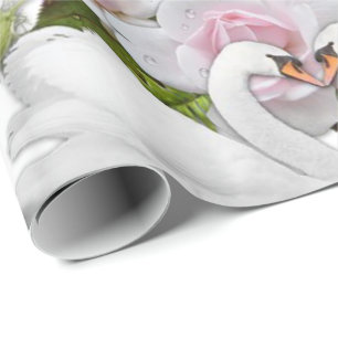 Glossy Wrapping Papper Angel Presentpapper