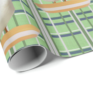 Glossy Wrapping Papper Anka-Grönt Play Presentpapper