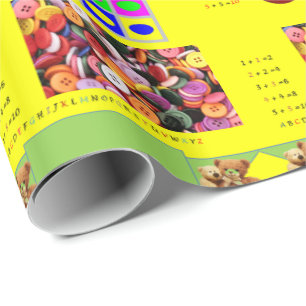 Glossy Wrapping Papper Education Presentpapper