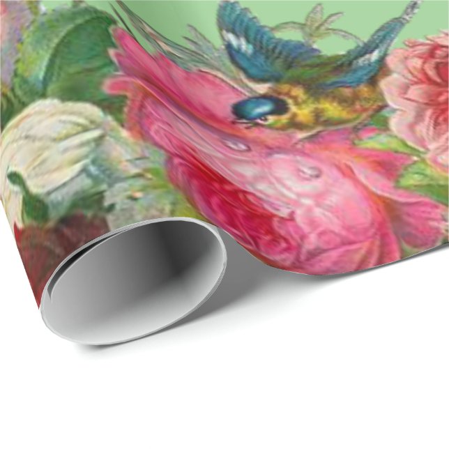 Glossy Wrapping Papper Giraffe Presentpapper (Rullad Hörn)