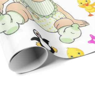 Glossy Wrapping Papper Nappar Binky Presentpapper