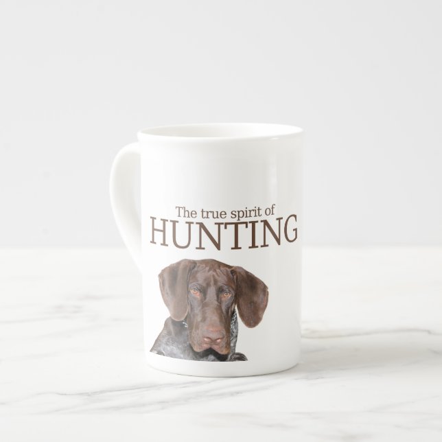 GlossyGrizzly Hunters Coffee Mugg Benporslin Mugg (Framsida vänster)