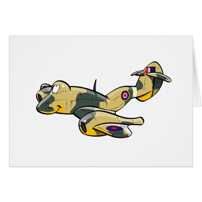 glostermeteor hälsningskort (Framsidan Horizontal)