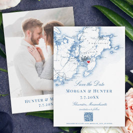 Gloucester Cape Ann Spara datum Elegant QR-kod Datumet