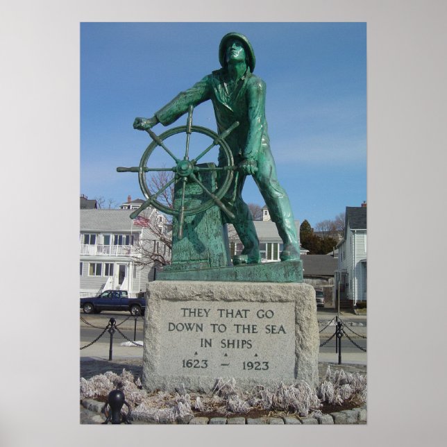 Gloucester Fishermen Memorial Poster (Framsidan)