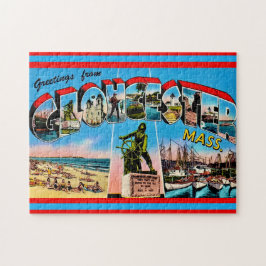  Gloucester MA Greeting Jigsaw Puzzle Pussel